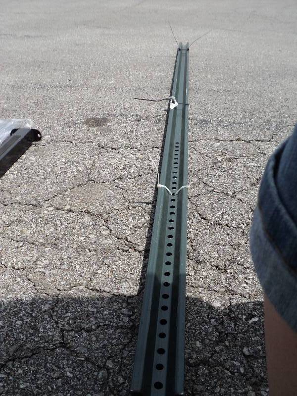 lot 2197 image: (3) 8 long sign posts