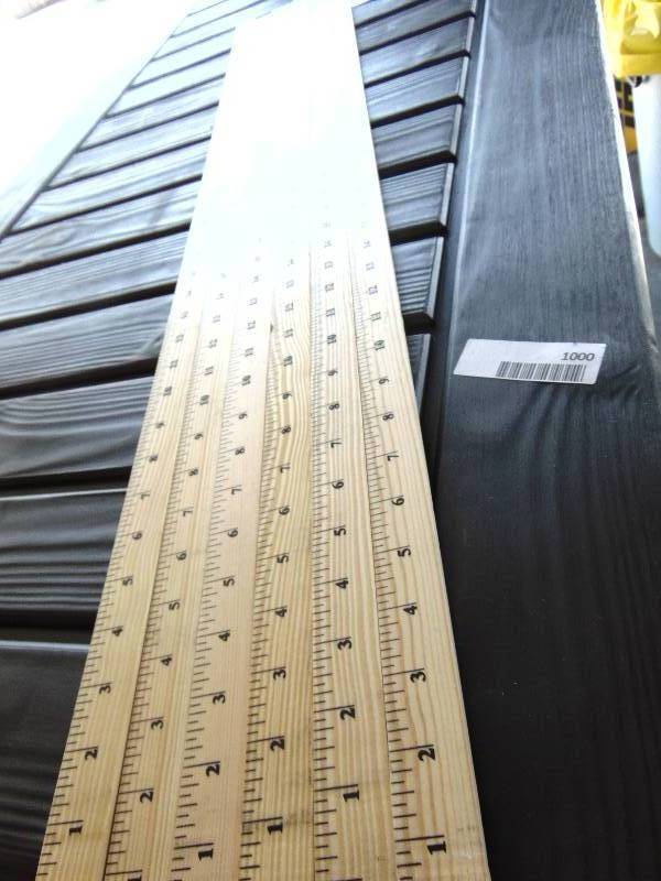 lot 1070 image: (6) ct. lot wooden yard sticks