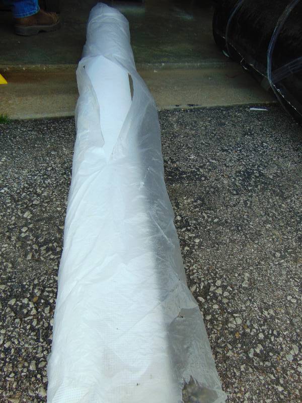 lot 1208 image: (1) roll banner vinyl, white, 63 x 50 yards