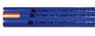 lot 2029 image: Muellers Industries Plumb Shield KB04060, 12- 60 K Plastic Coat Blue