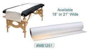 lot 2009 image: (1) case Tidi Products Exam Table Paper, 21 x 225, white, (12) rolls per case