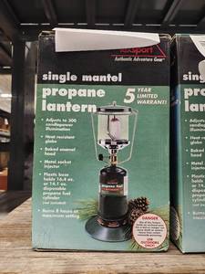 lot 15550 image: TexSport Single Mantel Propane Lantern
