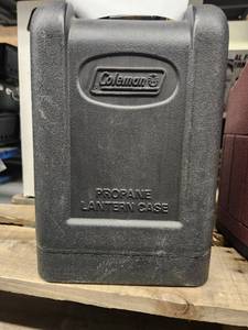 lot 15562 image: (2) Black Coleman Lantern and Case