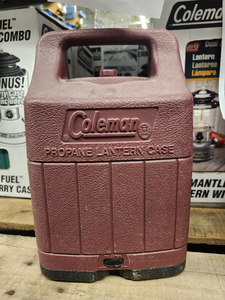 lot 15563 image: (2) Red Coleman Coleman Lanterns WCases and 1 Extra Case