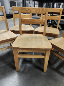 lot 15627 image: (5) Wooden Childrens Chairs