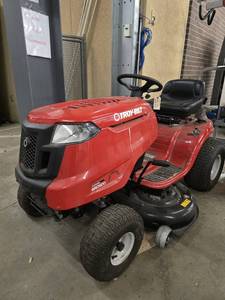 lot 1503 image: Troy- Built Riding Lawn Mower With 42in Deck