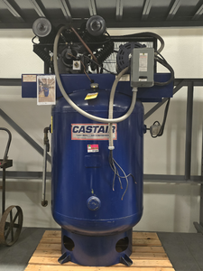 lot 1504 image: Castair 120 Gallon Air Compressor 10HP 3PH 230460V Model I10312VC2-S