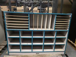 lot 10038 image: Jonti Craft Multi-Compartment Shelf