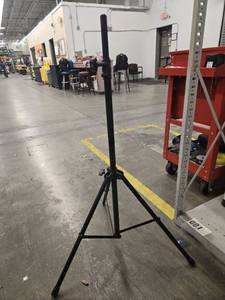 lot 20579 image: Adjustable Black Speaker Stand