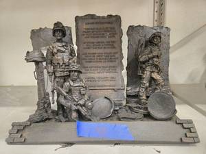 lot 20643 image: A Band Of Brothers Statue