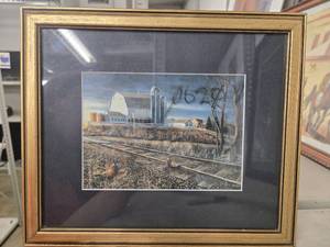 lot 20659 image: (2) Framed Art Prints