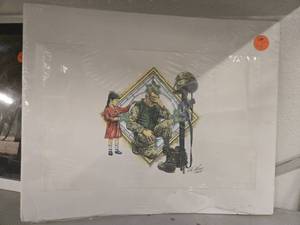 lot 20662 image: Fallen Solider Art Print