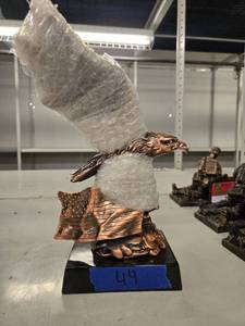 lot 20722 image: Eagle with Flag Statue