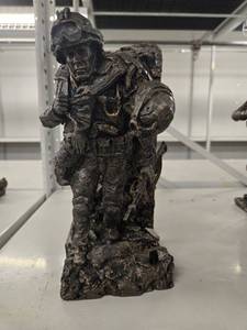 lot 20737 image: Warrior Ethos Male Statue
