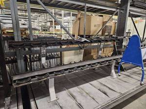 lot 9538 image: Hammer Strength 2 Tier Dumbbell Racking