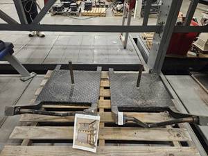 lot 9555 image: (2) Weighted Sled