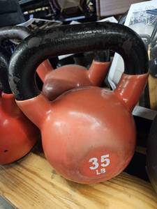 lot 9634 image: (3) 35lbs Kettle Bells