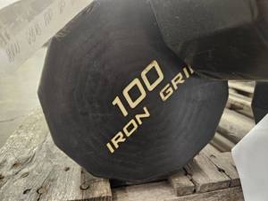 lot 9731 image: (1) 100lb Iron Grip Curl Bar
