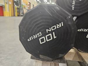 lot 9759 image: (1) 100lb Iron Grip Curl Bar