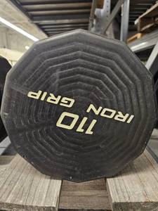 lot 9874 image: (1) 110lb Iron Grip Straight Bar