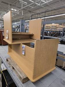 lot 10051 image: (2) Light Wood Desks