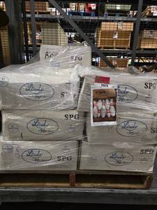 lot 10078 image: 19 Boxes of Used Bowling Pins