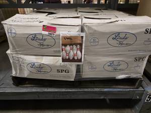 lot 10079 image: 12 Boxes of Linds Used Bowling Pins