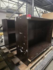 lot 10086 image: (2) 37-inch Book Shelves