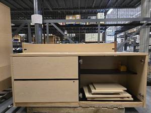 lot 10099 image: 6ft File Cabinet W Lighted Top