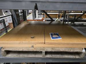 lot 15709 image: Wooden Bullet on Board W Keys