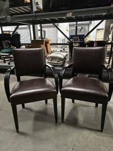 lot 15727 image: (2) Armed Gasser Chairs
