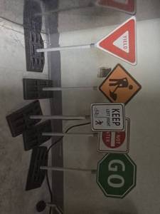 lot 22633 image: Assortment of Childrens Street Signs