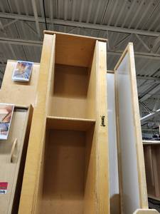 lot 22648 image: 2 Cubby Wood Shelf