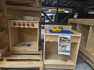 lot 23545 image: Kaplan Wooden Stove And Sink