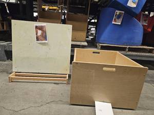 lot 23552 image: Drawing Board And Wooden Box