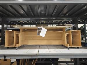 lot 23593 image: Wood Computer Workstation