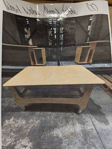 lot 23595 image: Wood Watersand Table