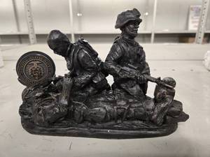 lot 20779 image: Combat Chaplain Statue