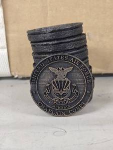 lot 20784 image: (8) Air Force Chaplain Coins
