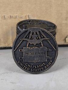 lot 20786 image: (6) Army Chaplain Coins