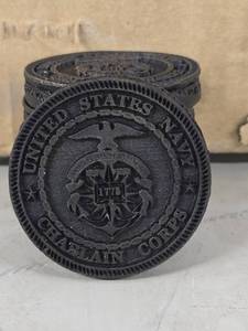 lot 20787 image: (6) Navy Chaplain Coins