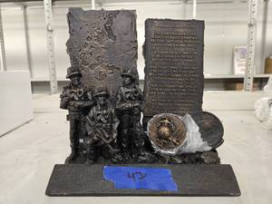 lot 20790 image: Band Of Brothers Statue