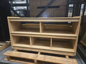 lot 23505 image: (2) Wooden Shelves