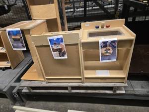 lot 23509 image: Kids Wooden Play Furniture