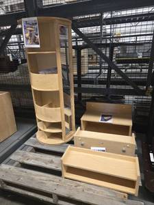 lot 23510 image: Wooden Book Shelf & Shelves