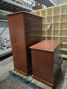 lot 15770 image: Set of Matching Cherry Wood Dressers