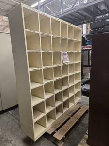 lot 15771 image: Wooden Storage Shelf