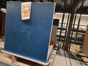 lot 23524 image: Gray & Blue Desk