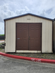 Wood Shed With Metal Doors (Locked, No Key) Wood Shed With Metal Doors (Locked, No Key)
