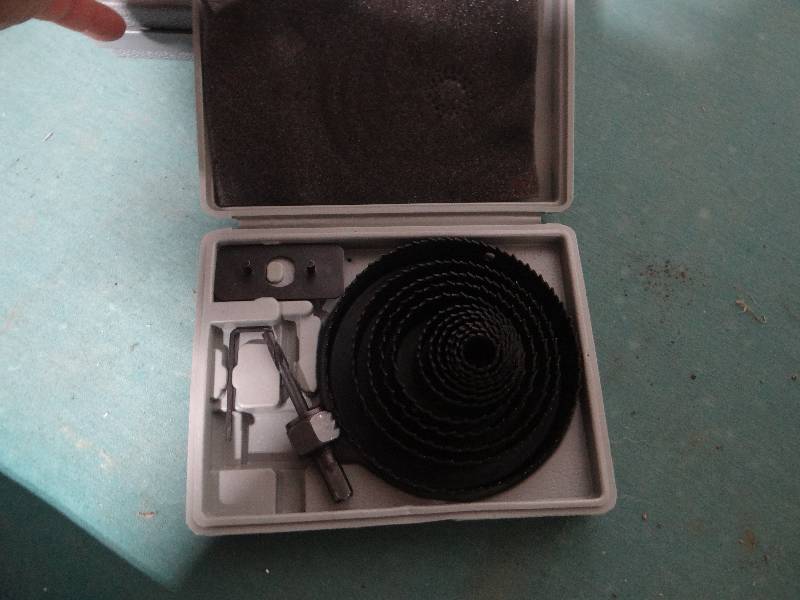 lot 597 image: Hole saw kit in case- New